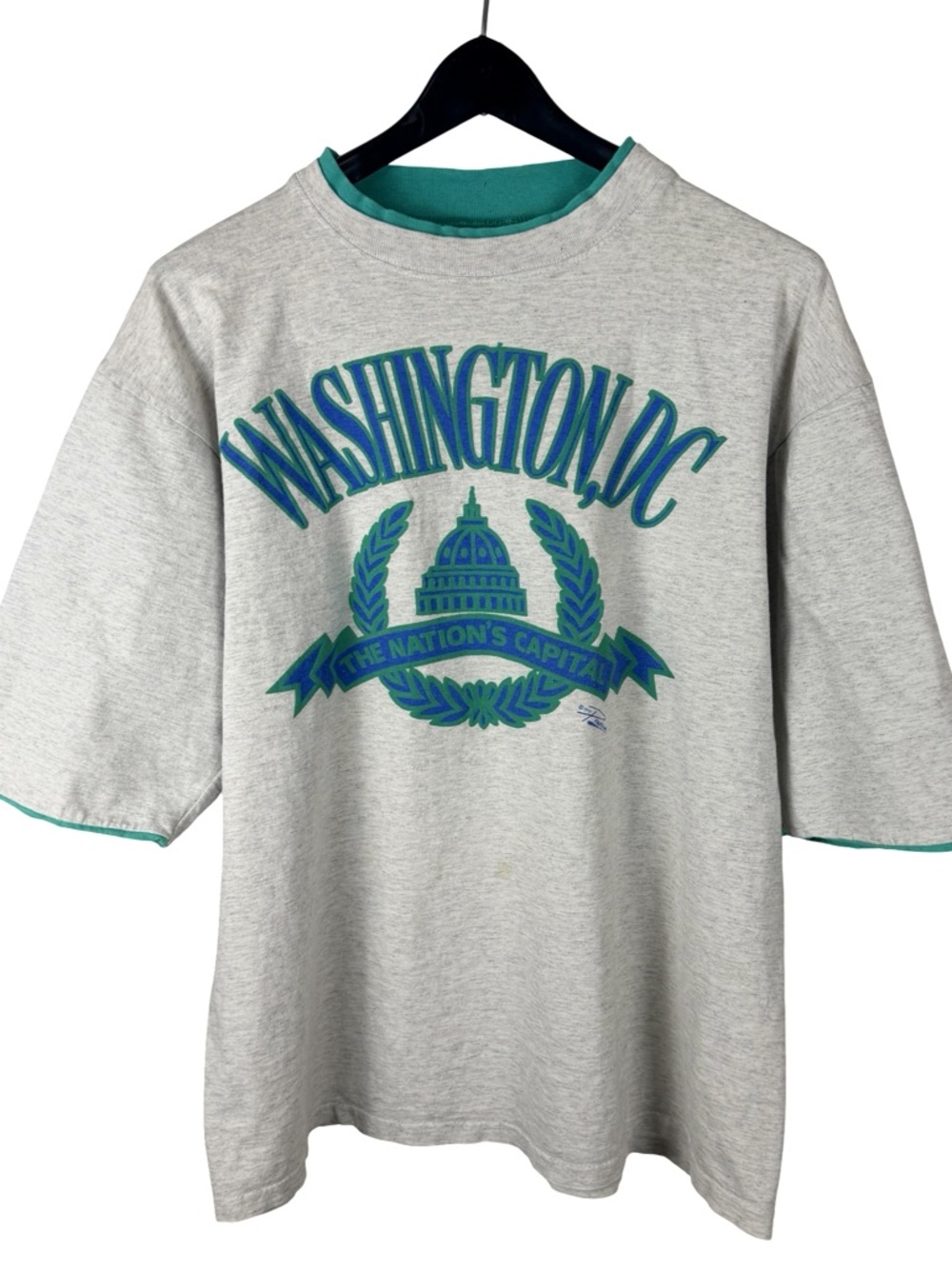 Vintage 90s Washington DC National Capital Tourist Graphic Shirt Size XL